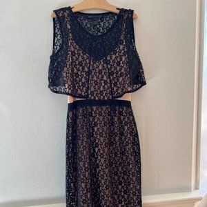 Marc by Marc Jacobs Black Daisy Lace Dress